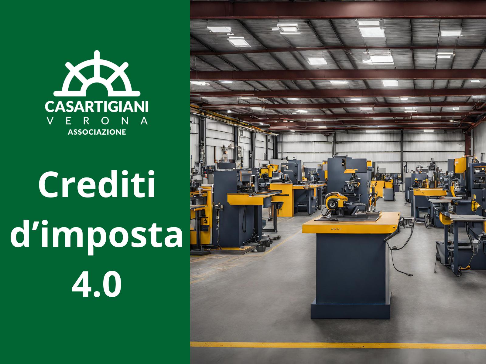 Importanti novità per Crediti d'imposta investimenti 4.0