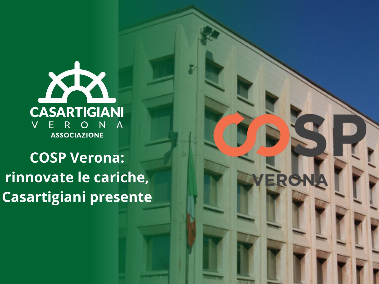 COSP Verona: rinnovate le cariche, Casartigiani presente