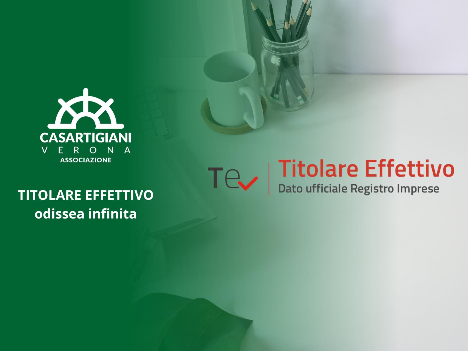 TITOLARE EFFETTIVO: odissea infinita
