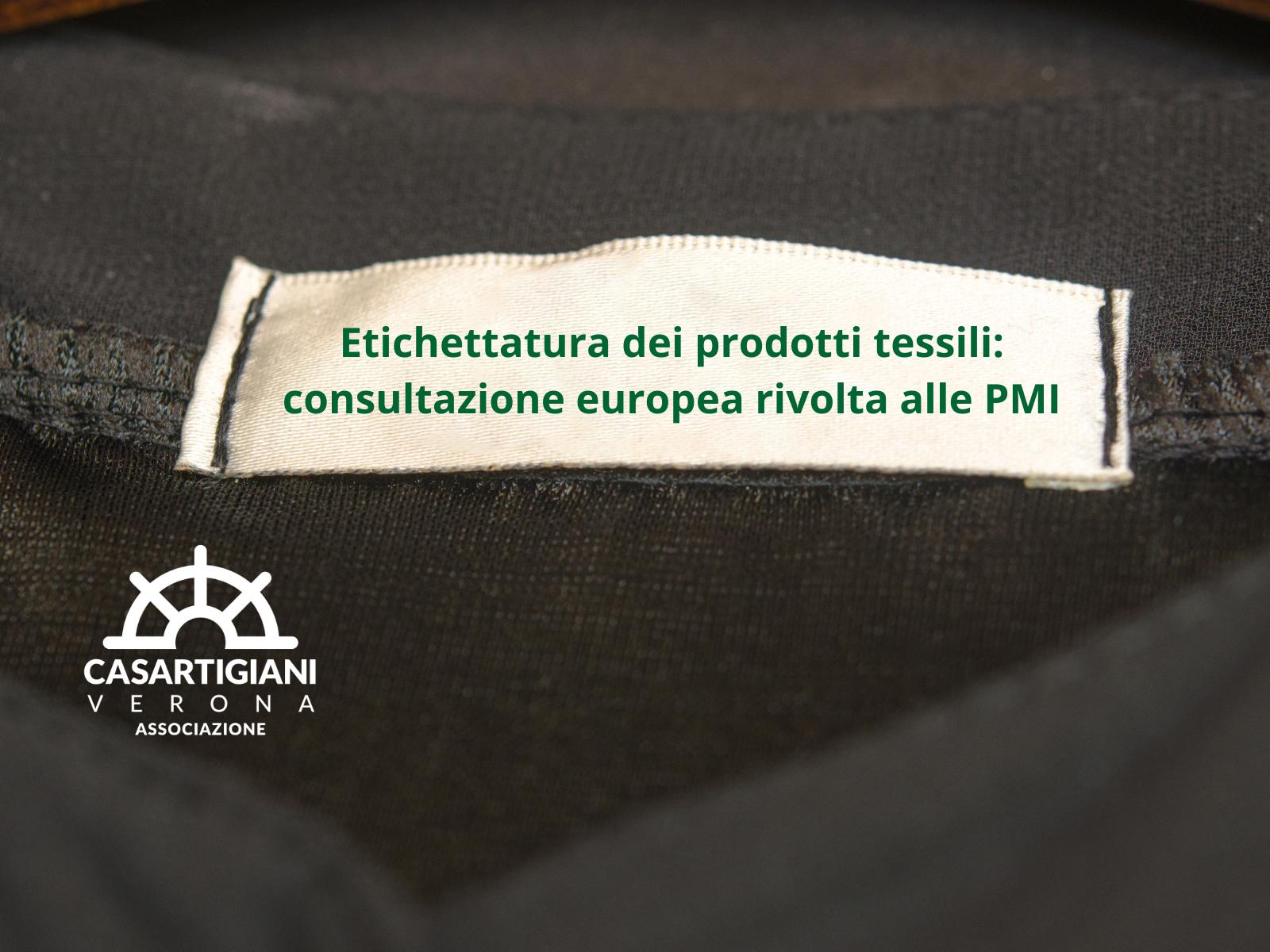 Etichettatura dei prodotti tessili: consultazione europea rivolta alle PMI