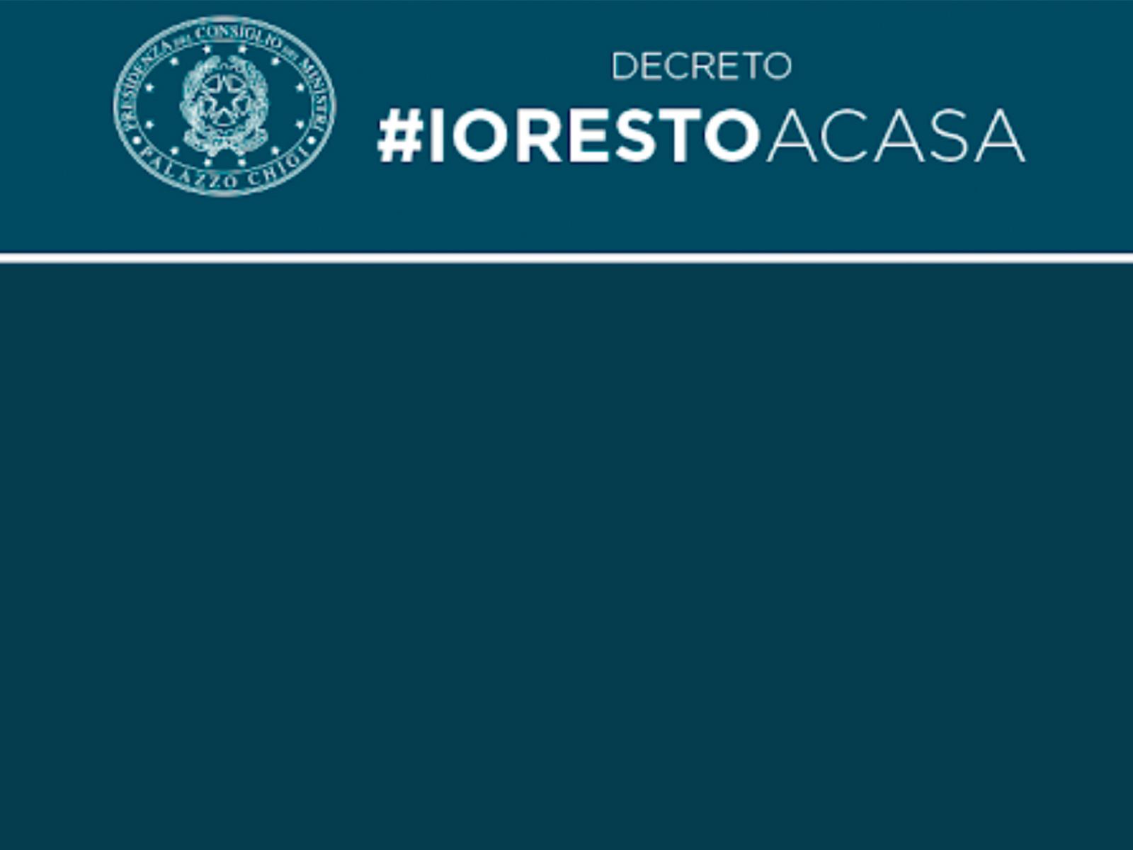 DECRETO # IO RESTO A CASA LE PRINCIPALI DOMANDE
